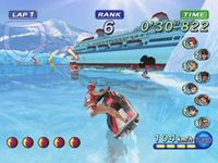 une photo d'Ã©cran de Wave Race Blue Storm sur Nintendo Gamecube